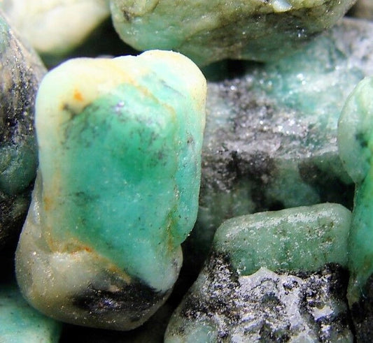 Emerald Rough Cut Colombian Natural Raw Beryl 1lb Wholesale Lot