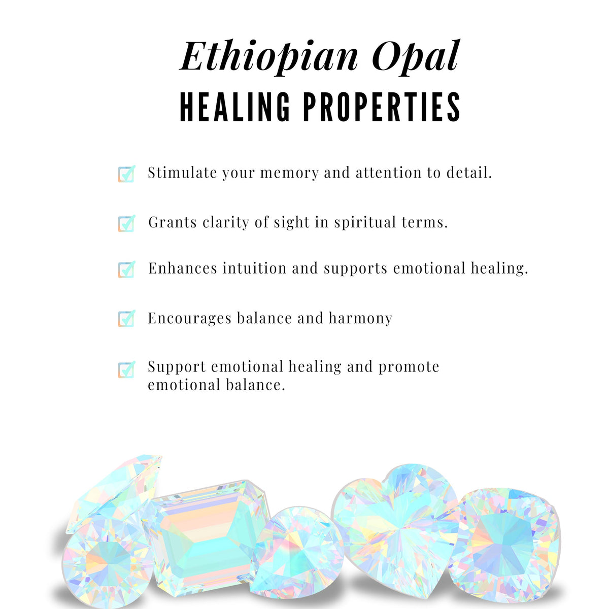 Natural Ethiopian Opal October Birthstone Ring