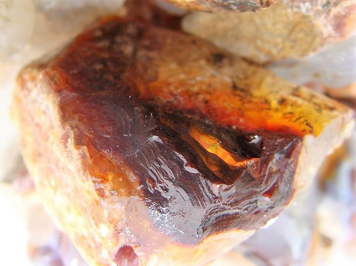 Fire Agate Rough Cut Arizona Natural 500 Carats Bulk Lot