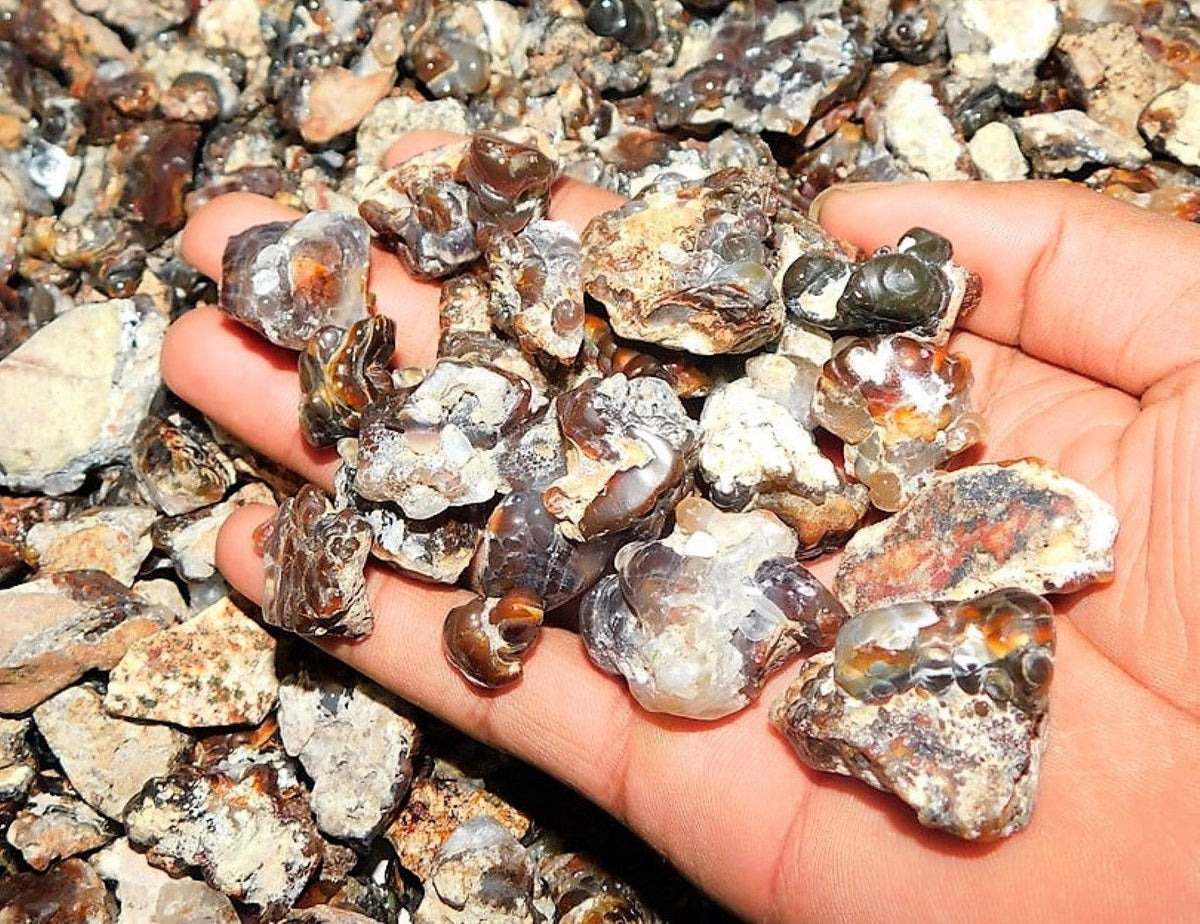Fire Agate Rough Cut Arizona Natural 500 Carats Bulk Lot