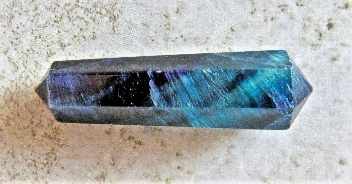 Fluorite Crystal Obelisk Gem Double Terminated Healing Wand