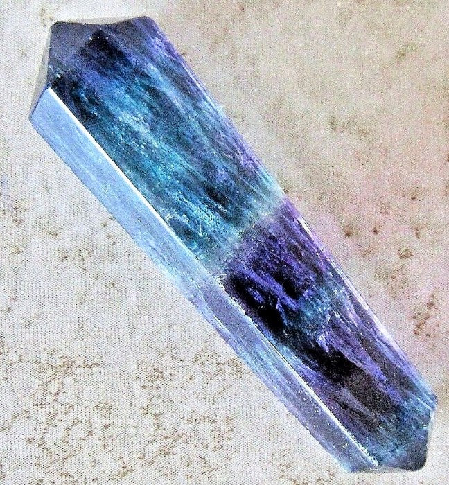 Fluorite Crystal Obelisk Gem Double Terminated Healing Wand
