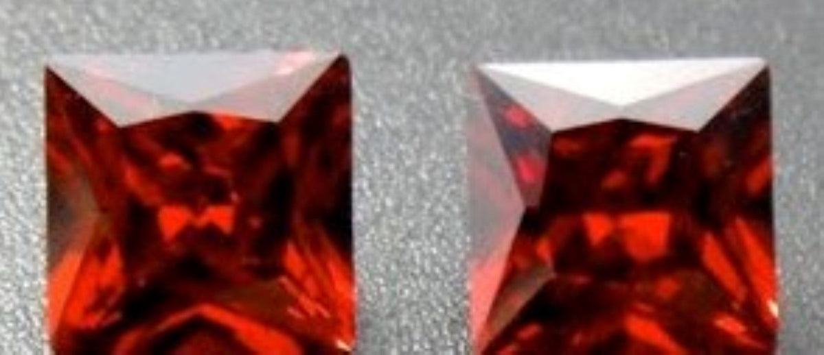 Rhodolite Garnet Princess Cut African Small Gems