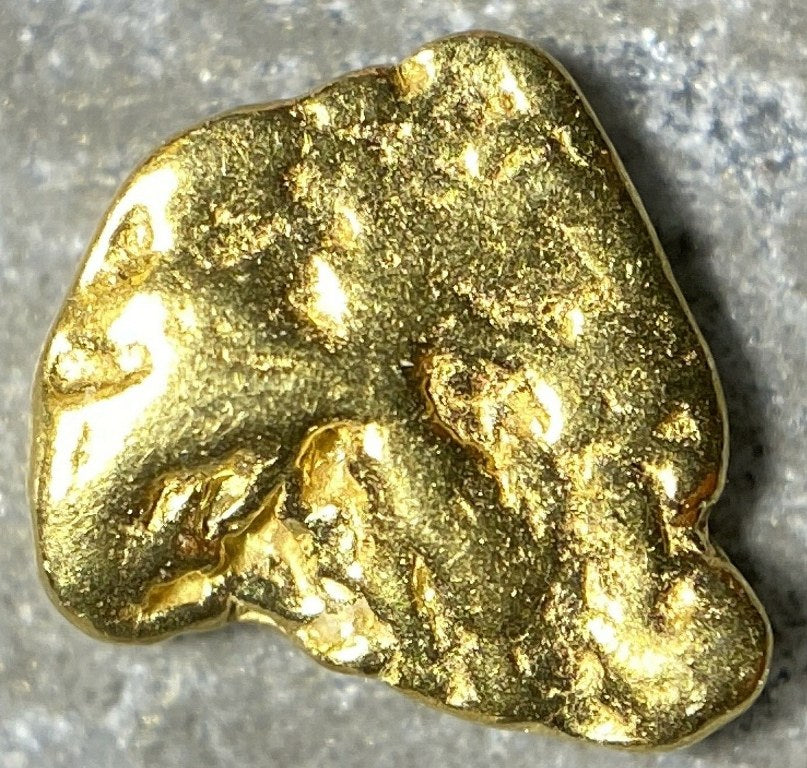 Alaskan Gold Nugget Genuine Yukon Small 22k .1g Fine