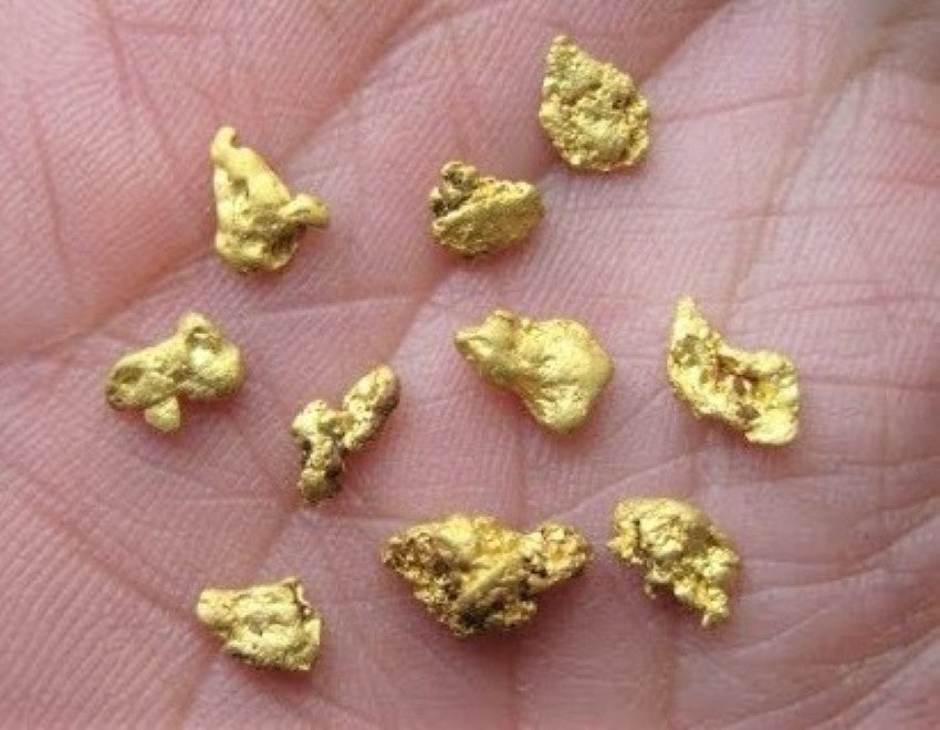Alaskan Gold Nugget Genuine Yukon Small 22k .3g Fine