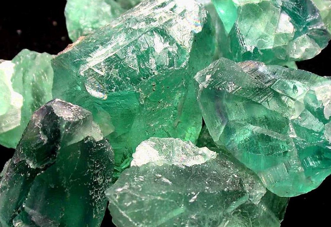 Green Fluorite Crystal Rough Large Rock Brazilian 2 Inches Raw