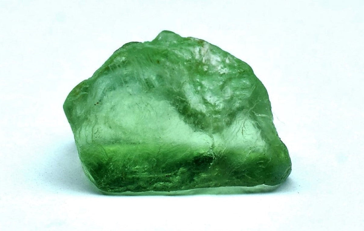 Green Fluorite Crystal Rough Large Rock Brazilian 2 Inches Raw