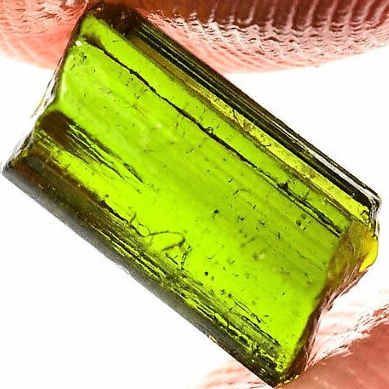 Green Tourmaline Rough Facet Mali 2 Carat Gem