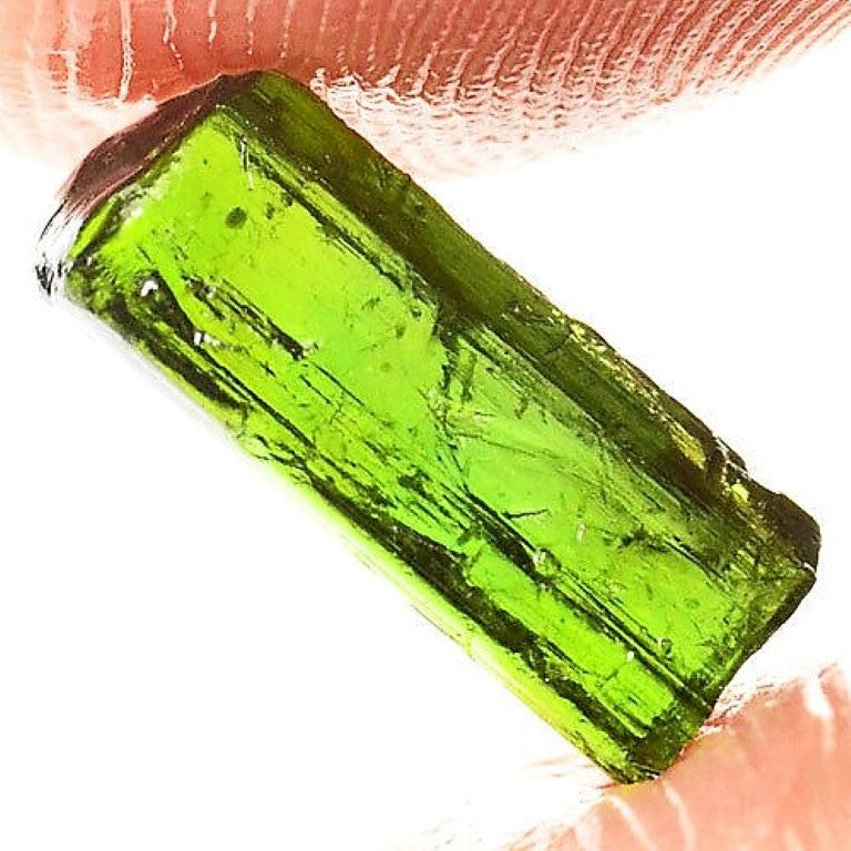 Green Tourmaline Rough Facet Mali 2 Carat Gem