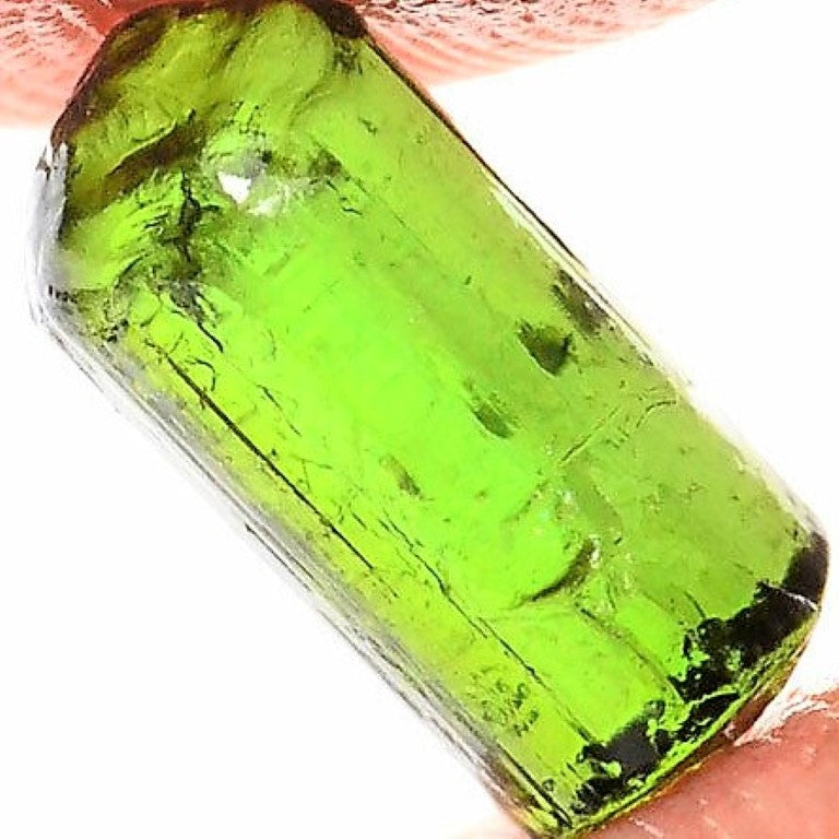 Green Tourmaline Rough Facet Mali 2 Carat Gem