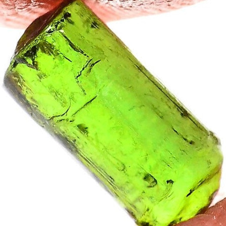 Green Tourmaline Rough Facet Mali 2 Carat Gem