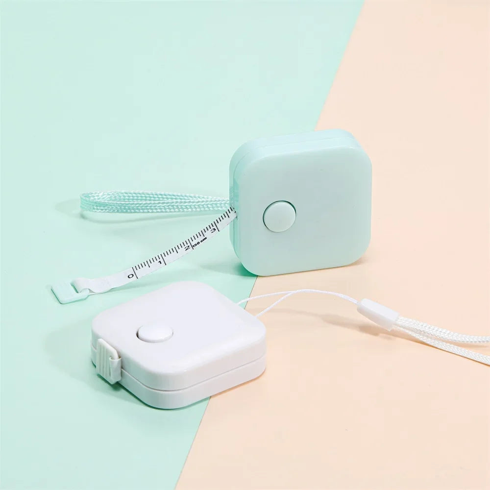 1Pcs 150cm/60inch Portable Tape Measures Macaron Ruler Children Height Ruler Centimeter Roll Tape For DIY Jewelry Crafts Tools