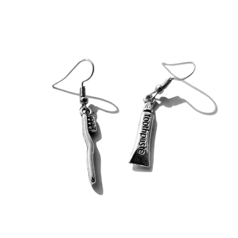 50 Style Earrings For Women Fashion Punk Drop Earrings Simple Cool Cute Jewelry Custom Handmade Girls  Snake Cross Animal