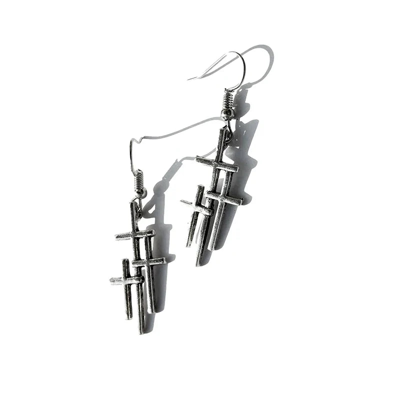 50 Style Earrings For Women Fashion Punk Drop Earrings Simple Cool Cute Jewelry Custom Handmade Girls  Snake Cross Animal