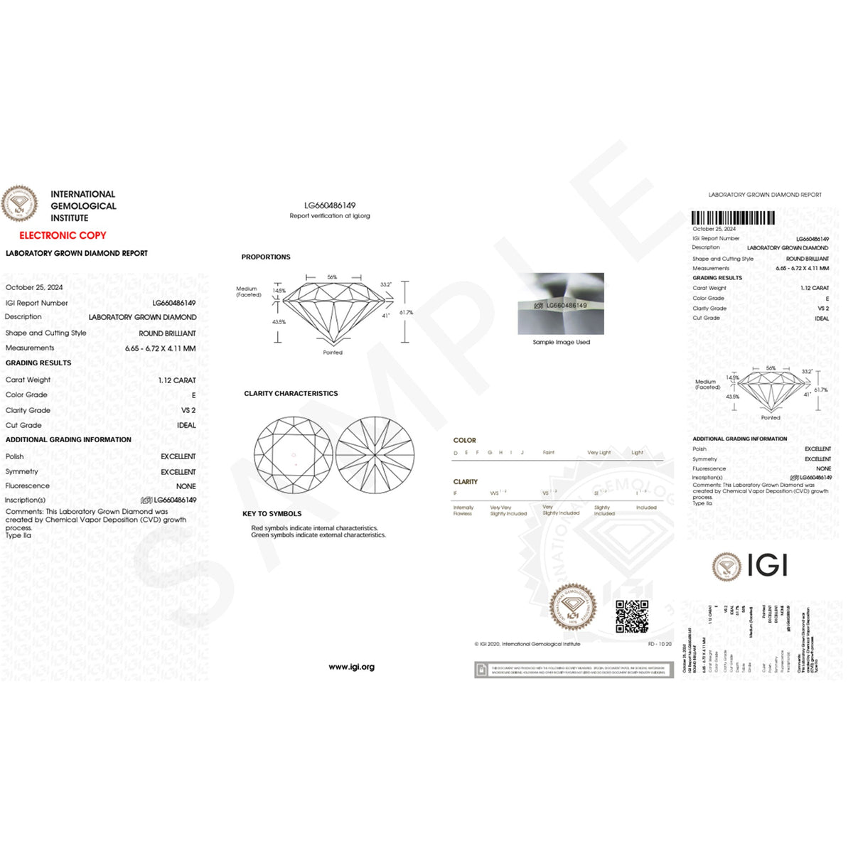 Emerald Cut 2 Carat Engagement Ring with IGI Certified Lab Diamond