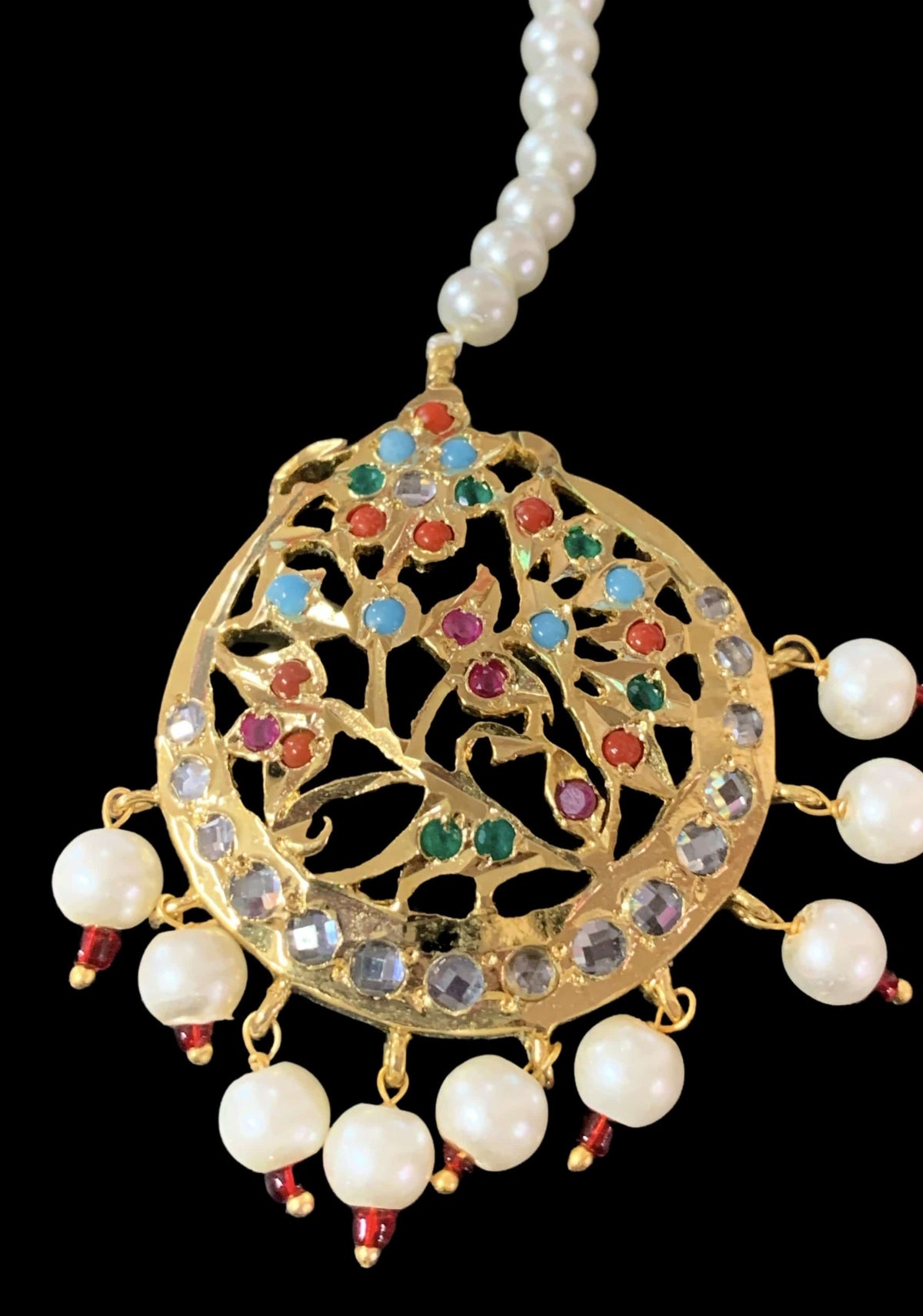 DJTK152 Sarah  tika in navratan   (READY TO SHIP )