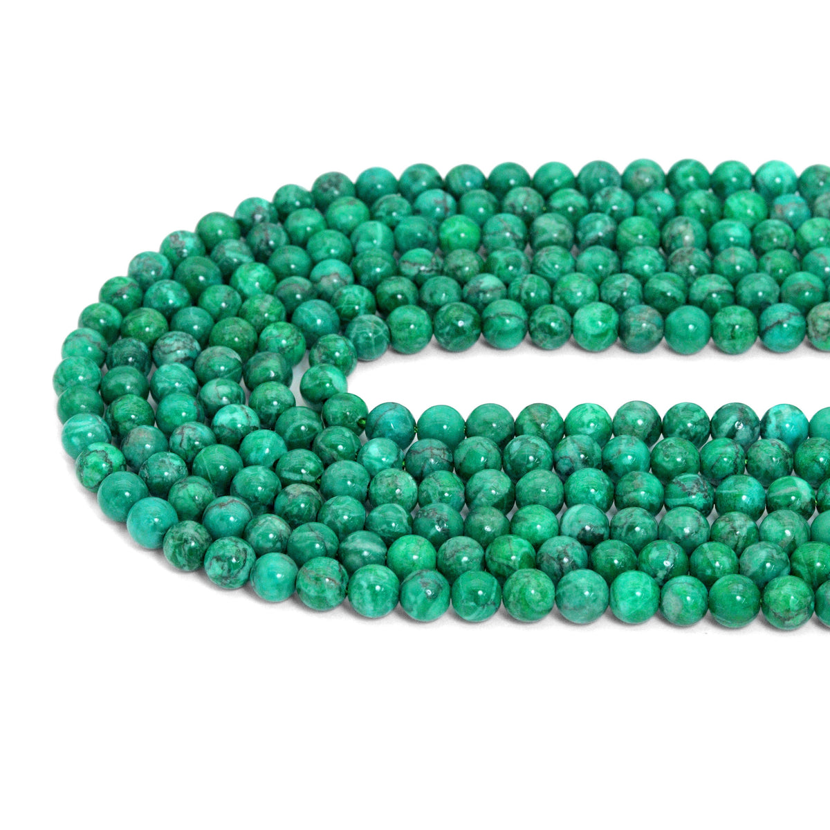 Smooth Round Africa Turquoise beads, 6mm/8mm/10mm/12mm Blue Green Gemstone beads, Africa Turqoise beads, 15.5inch strand, SKU#U268