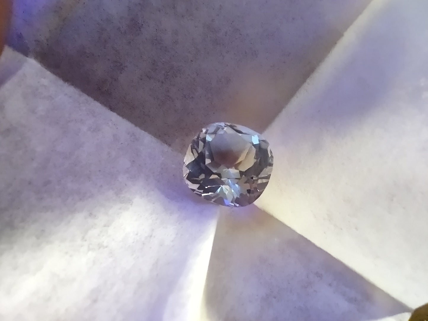 * GIA Certified 1.5ct Early Era Cushion Cut Strass Gemstone Diamond Simulant *