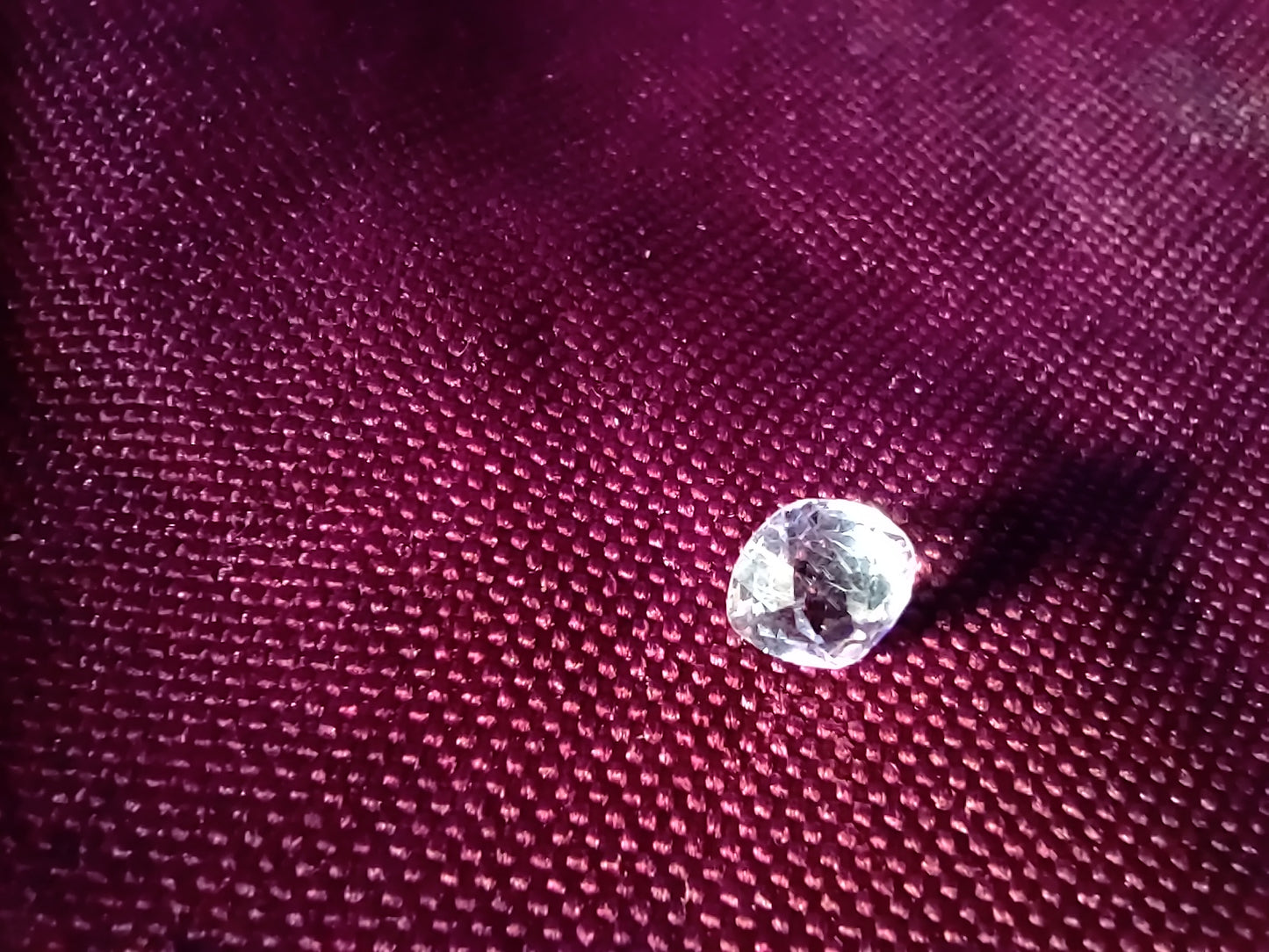 * 1ct Early Era GIA Certified D IF Loose Strass Gemstone Cushion Cut Vintage Created Diamond *