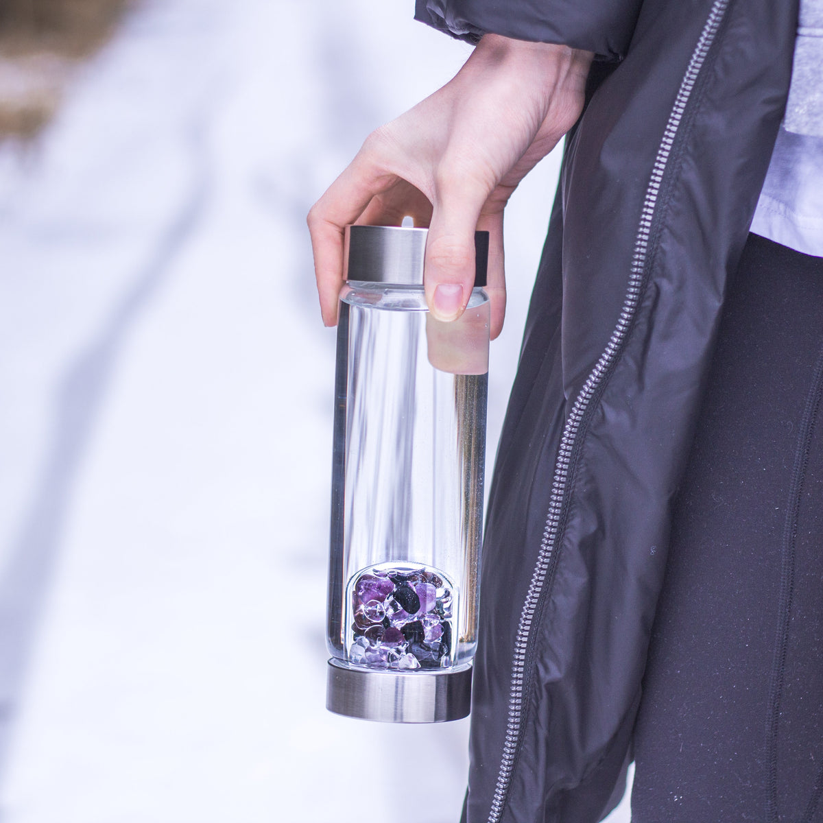 ViA GUARDIAN | Amethyst, Black Tourmaline & Clear Quartz