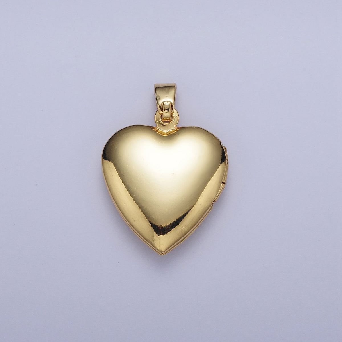 Gold Engraved Decorative Cravings Heart Love Locket Pendant For Valentines Romantic Jewelry | X-678