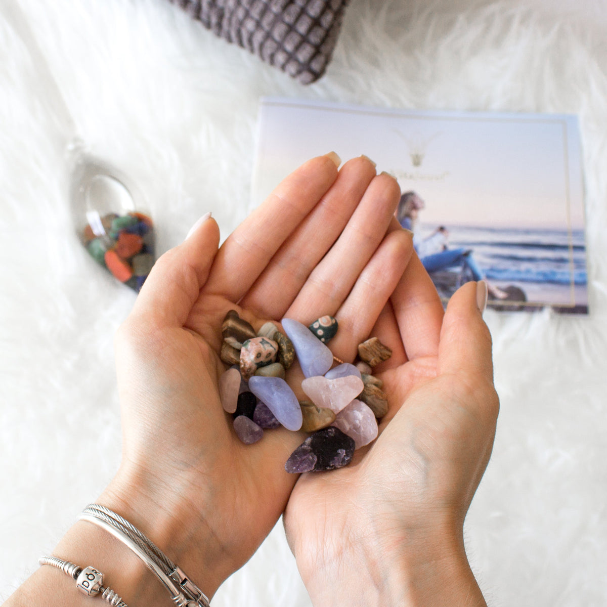 ViA FIVE ELEMENTS | Amethyst, Chalcedony, Petrified Wood, Rose Quartz & Agate