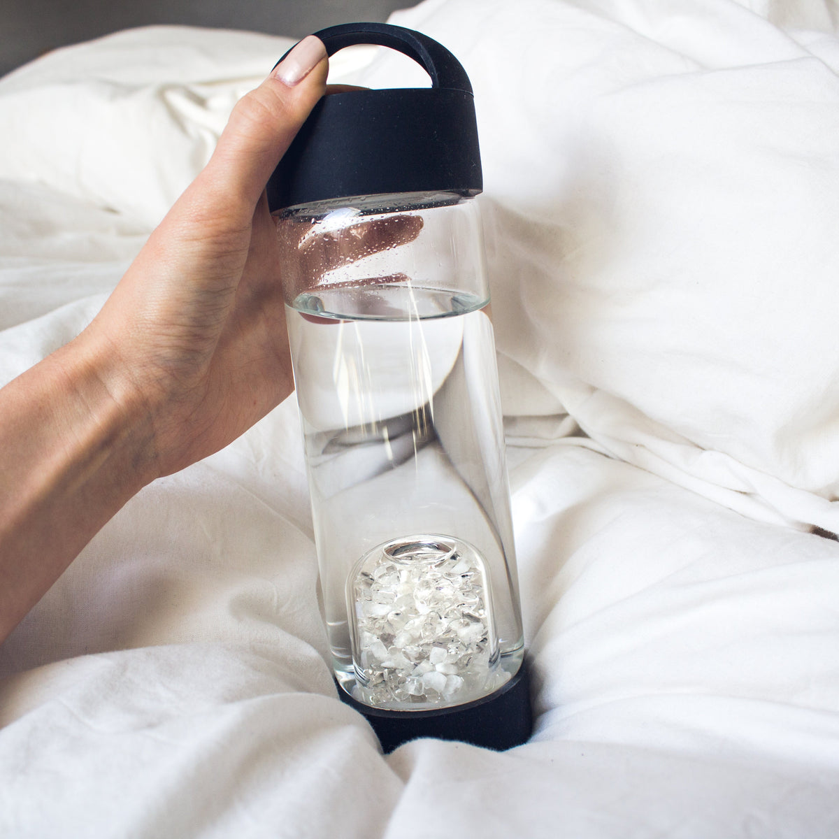 LOOP | Stylish Silicone Top & Bottom Cover for ViA Crystal Water Bottles