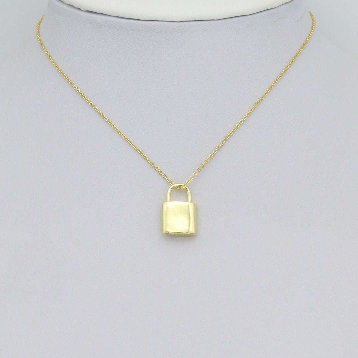 18K Gold Color Padlock Charm Pendants, Dainty Lock Charms, Padlock Charm, 11x17mm, Sku#LK08