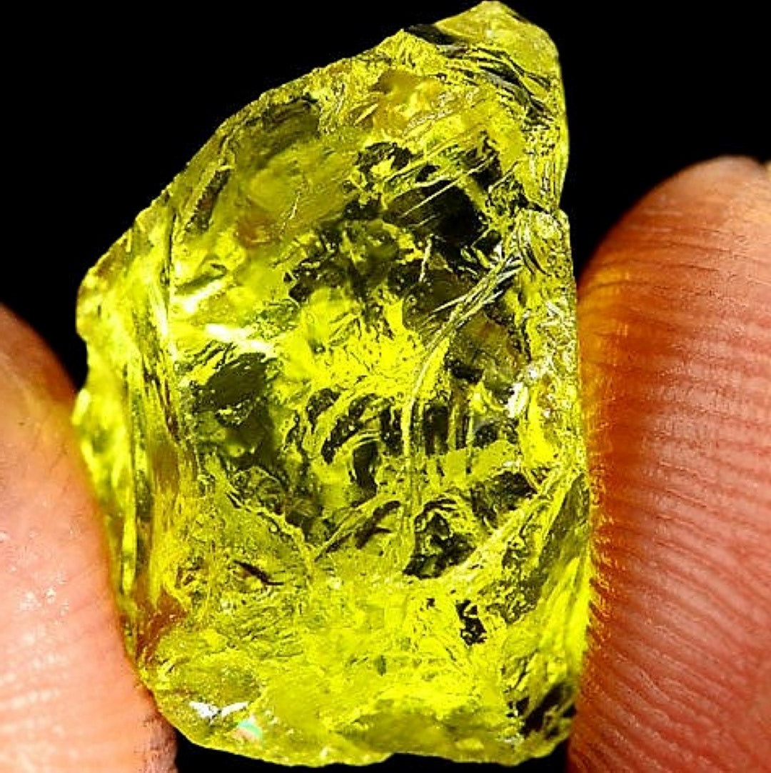Lemon Quartz Rough Facet Madagascar 10 ct Raw Gem