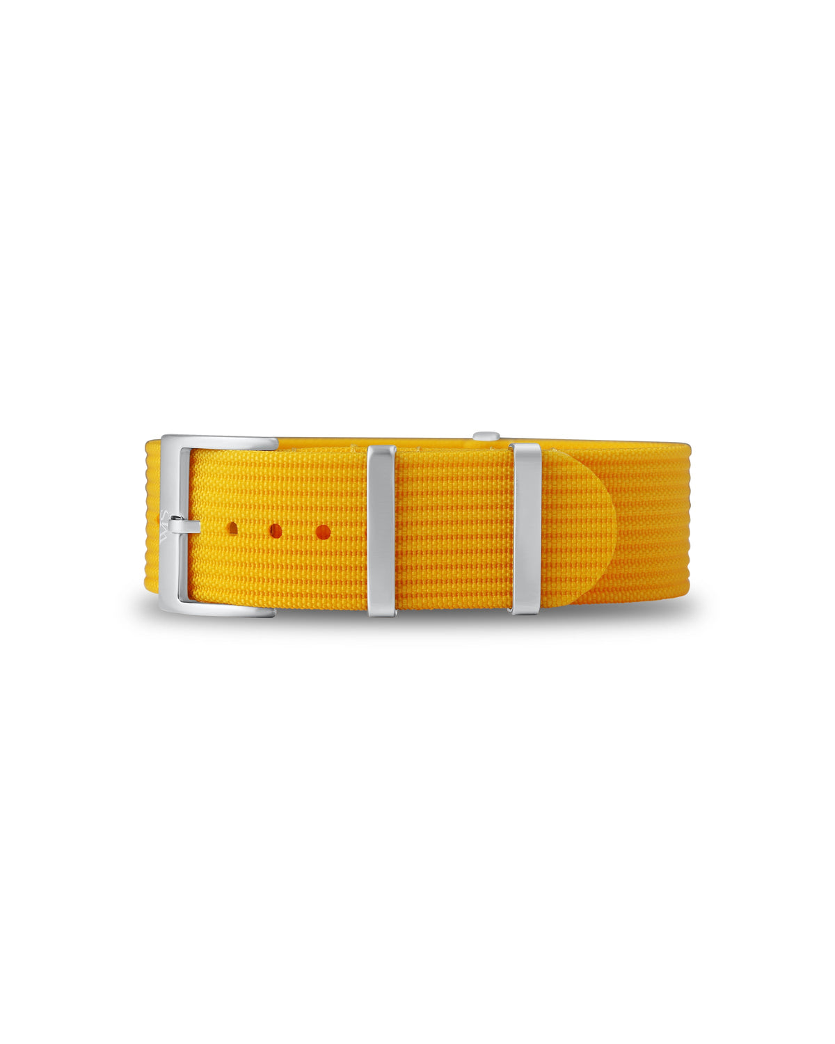 Lemon Yellow Woven Nylon Strap 18mm