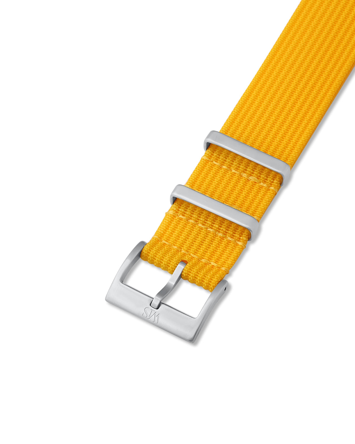 Lemon Yellow Woven Nylon Strap 18mm