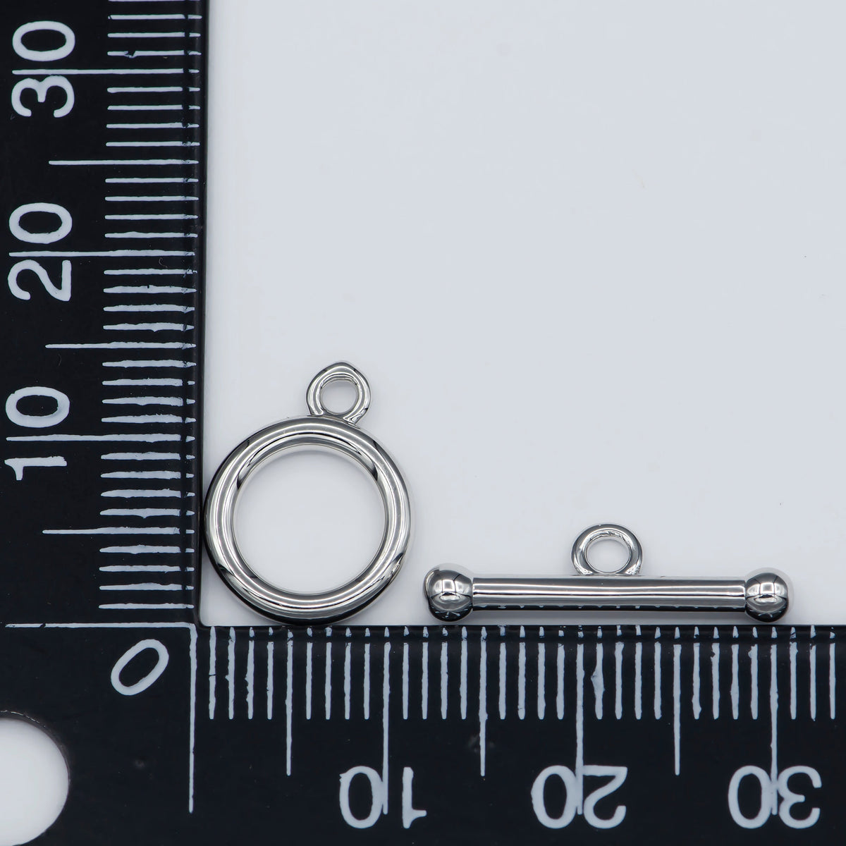 Silver Toggle Clasp For DIY Jewelry Making Necklace Bracelet Anklet  L-317