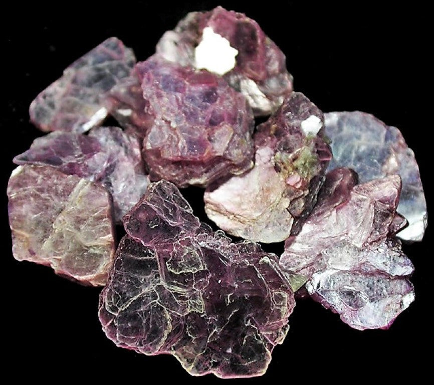 Lepidolite Rough Cut Purple Brazil Natural 1000 Carats Bulk Lot