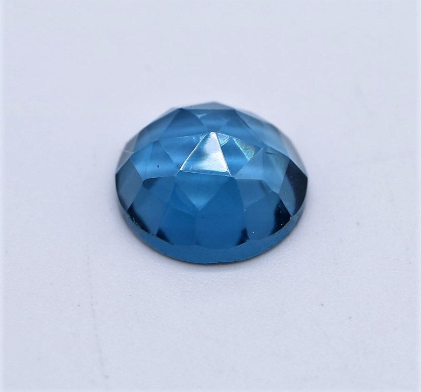 London Blue Topaz Round Cut Natural Calibrated Brazilian