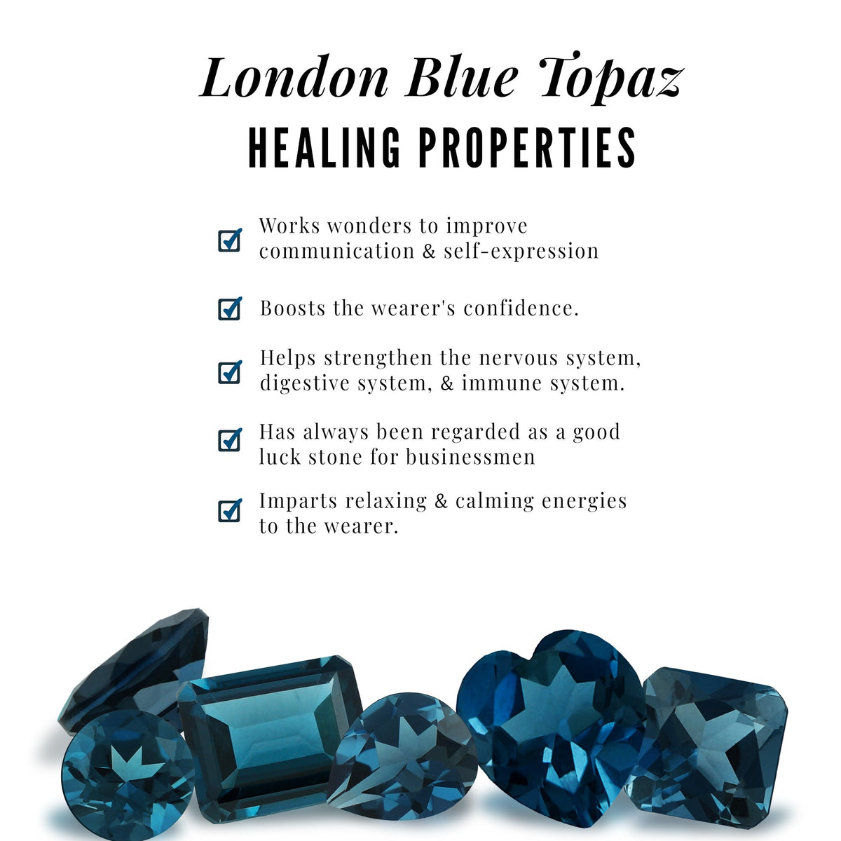 2 Carat Round London Blue Topaz Classic Engagement Ring with Diamond Halo