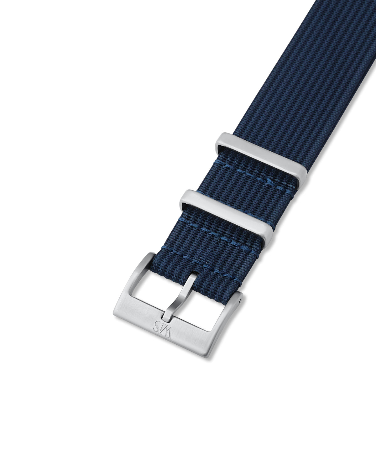 Marine Blue Woven Nylon Strap 24mm