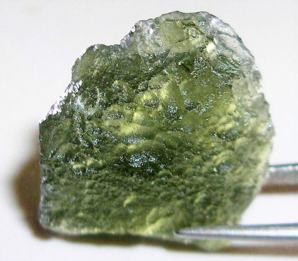Moldavite Tektite Fragment Meteorite Green Impact Glass Meteor Rock 2g