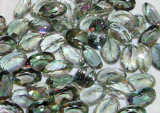 Mystic Topaz Oval Cut Rainbow Brazilian 5x3mm