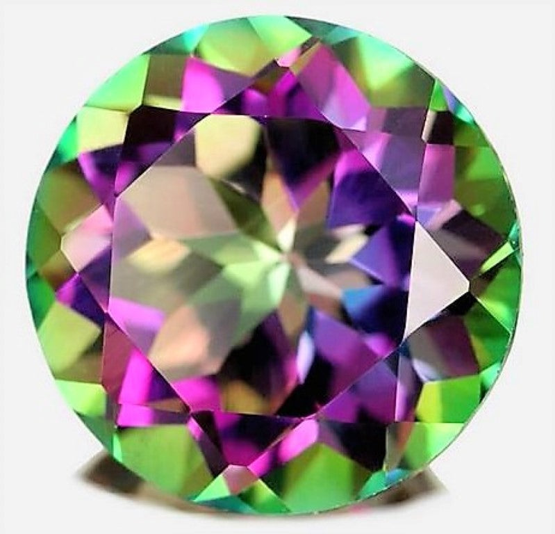 Mystic Topaz Round Cut Rainbow Brazilian 6mm