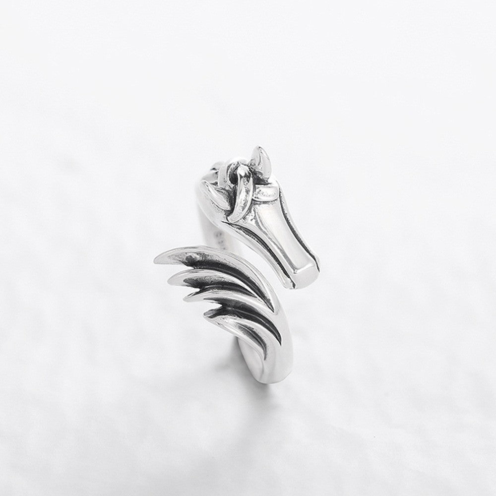 Women's & Men's Design Beast Pegasus Fashion Trend Gift For Ring