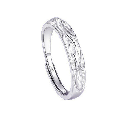 Women's & Men's Wisteria Flower Couple Design Affordable Luxury Fashion Birthday Gift Ring