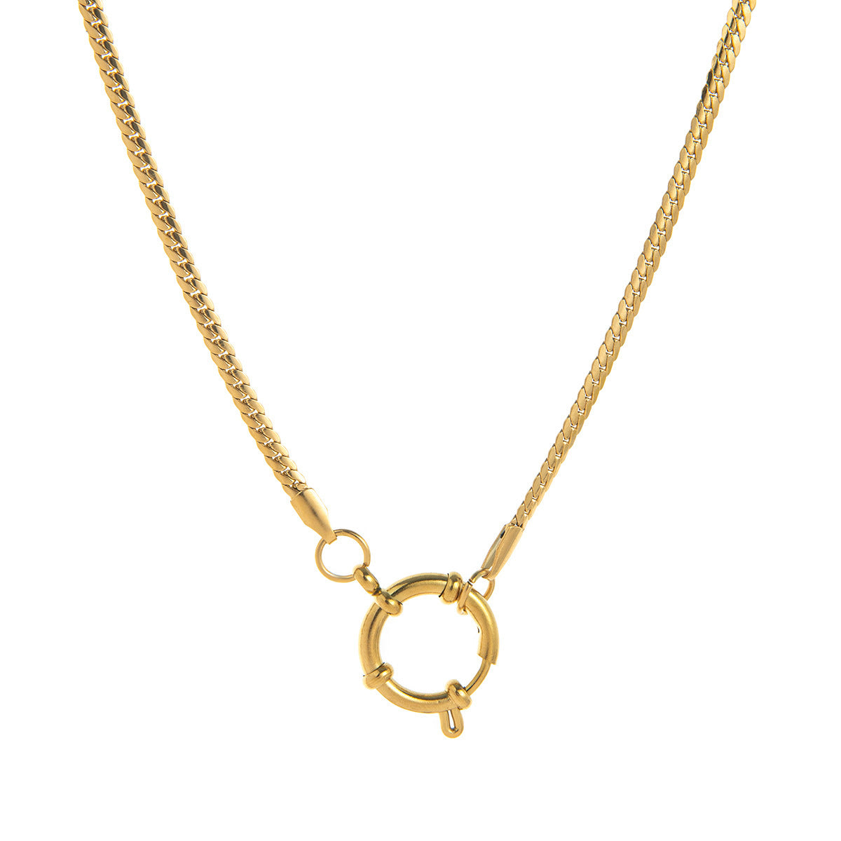 Everyday Fashion Daily Necessities Series Vacuum Electroplating Gold Protection In Necklace