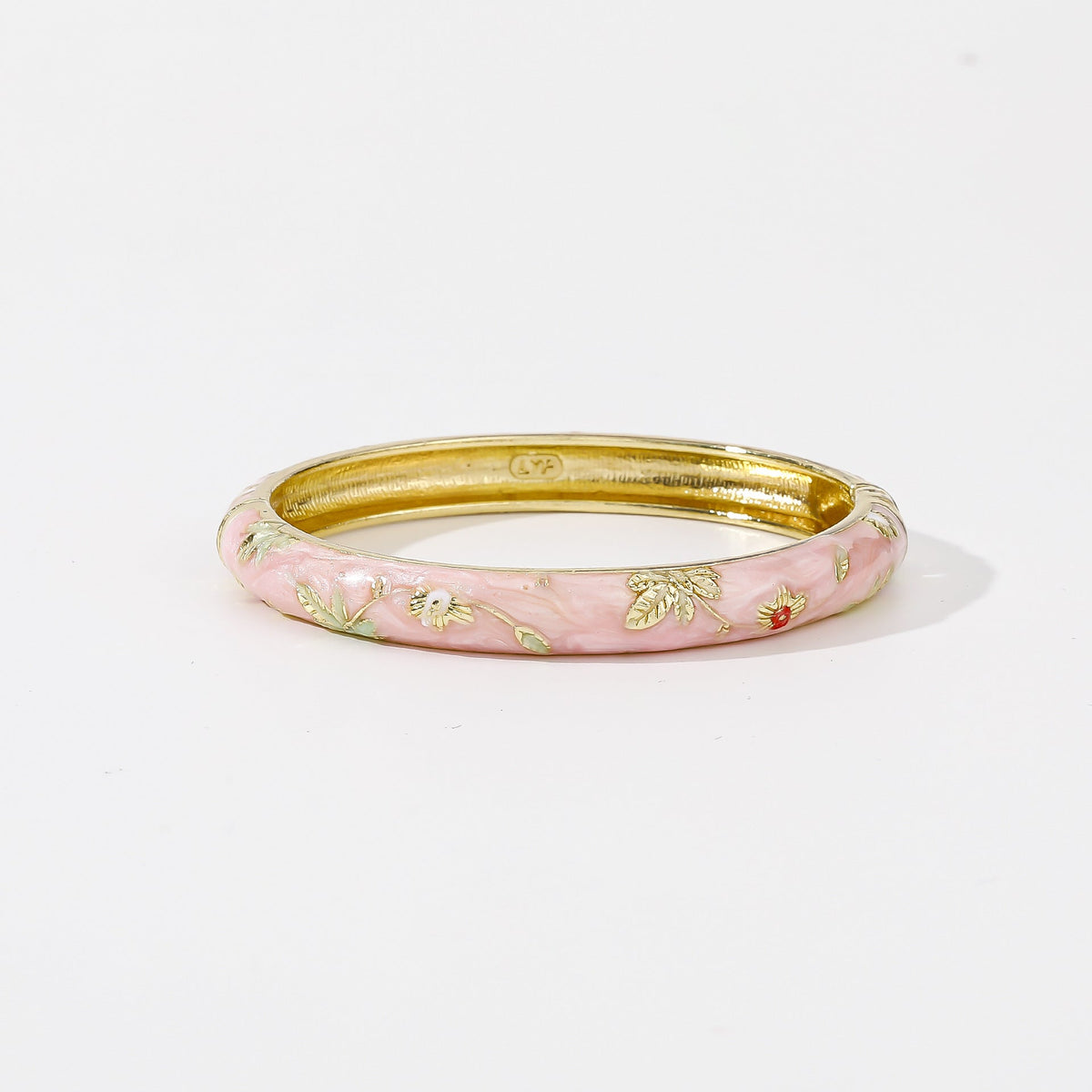 Old Zinc Alloy Imperial Palace Tourist Souvenir Enamel Bracelets