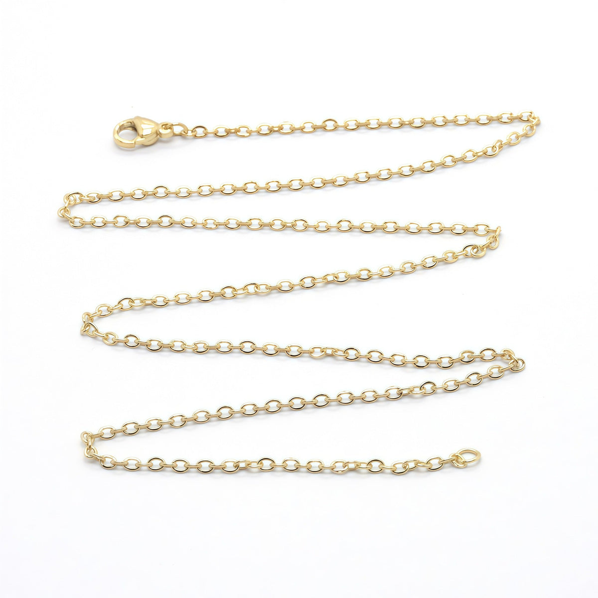 Korean Style Simple Cross Chain Clavicle Unisex Vacuum Necklaces