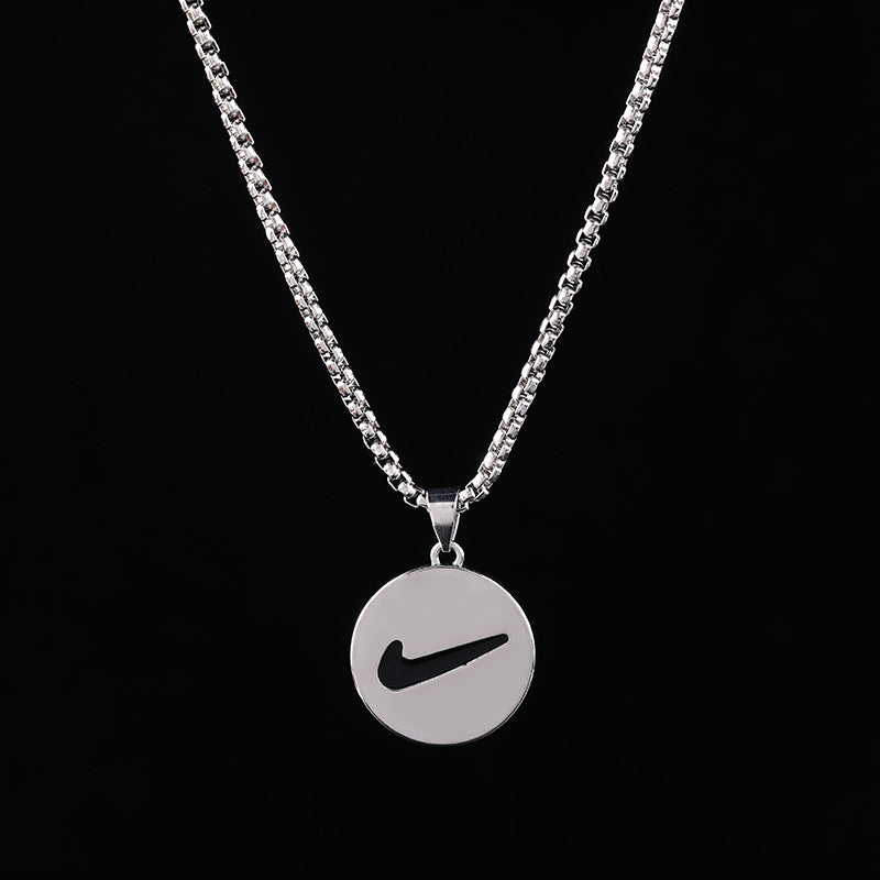 Women's & Men's Steel Hip Hop Fashion Catwalk Sweater Necklaces