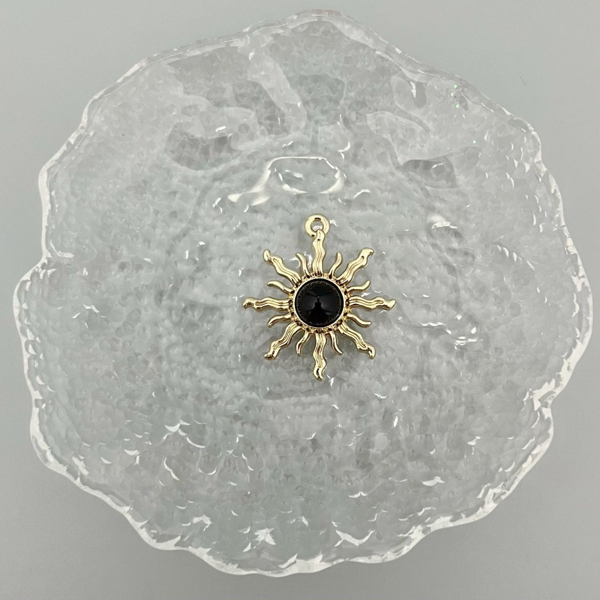 Alloy Baroque Water Transparent Series Gem Sunflower Necklaces