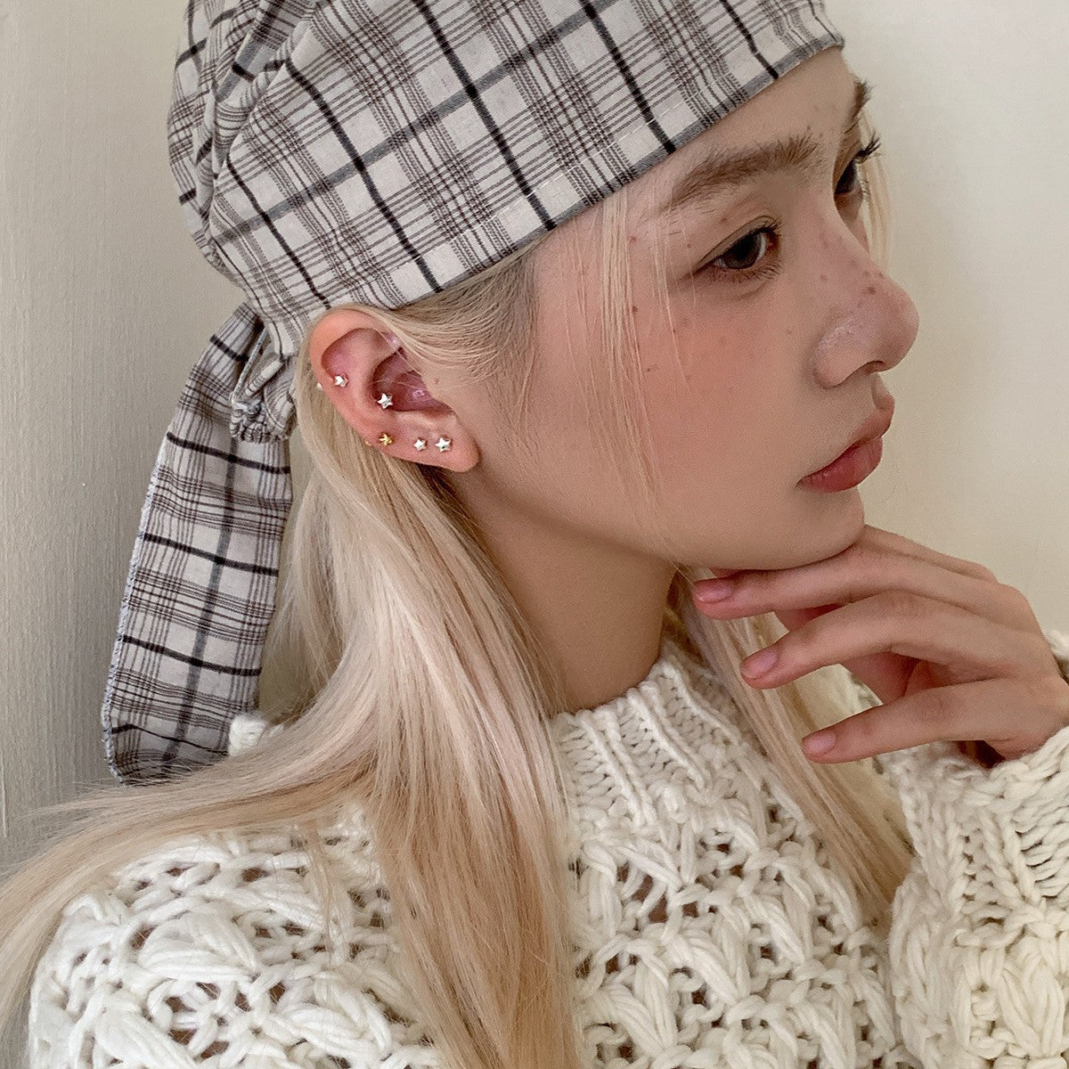 Women's Daily Chubby Star Ear Refined Simple High-grade Fashionable Stud Earrings