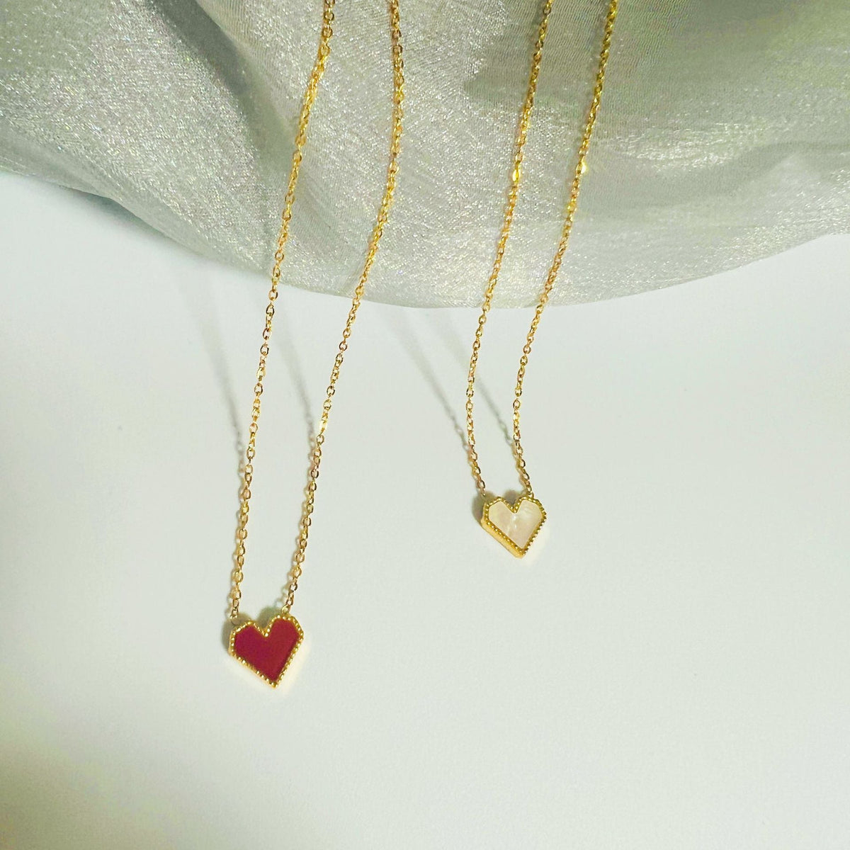 Cold Style Fritillary Small Heart Affordable Luxury Fashion Elegant High-grade Necklaces