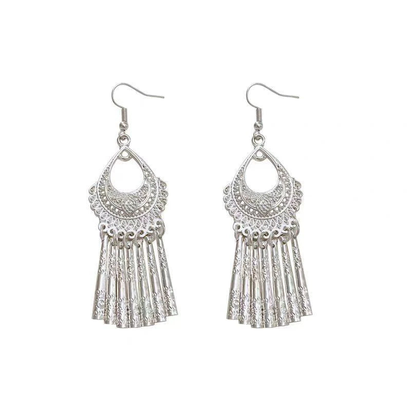 High Sense Small Chinese Ethnic Water Earrings