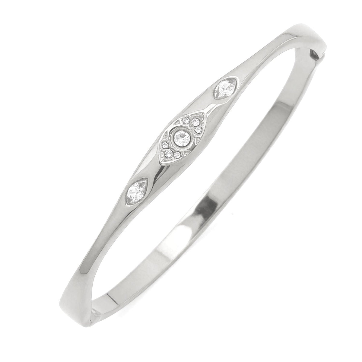 Open Stainless Steel Hydraulic Light Luxury High-grade Exaggerated Design Sense Bracelets